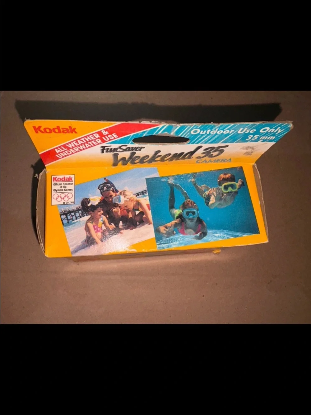 Kodak Weekend 35 Kids Camera in Yellow and Teal